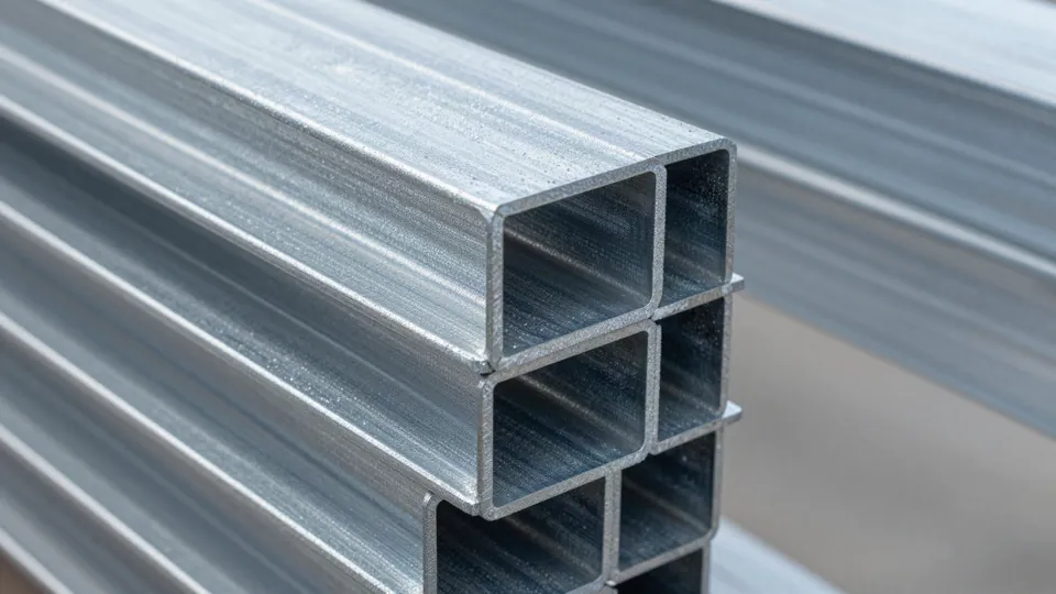 Éléments métalliques après galvanisation à chaud
